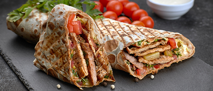 Hoagie Wrap With Chicken Doner 