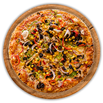 Mixed Pepper Pizza 