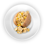 Baked Potato With Coronation Chicken 
